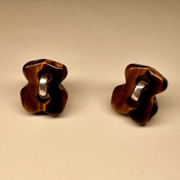 TOUS Brown Bear Earrings - Picture 2 of 4